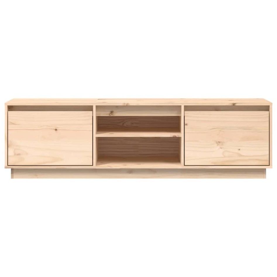 Mueble de TV de madera maciza de pino 140x35x40