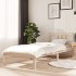 Estructura cama individual sin colchón madera maciza 75x190