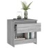 Mesitas noche 2 uds madera contrachapada gris Sonoma