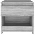 Mesitas noche 2 uds madera contrachapada gris Sonoma