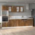 Armario bajo fregadero madera ingeniería roble 80x46x81,5