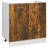 Armario bajo fregadero madera ingeniería roble 80x46x81,5