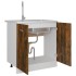 Armario bajo fregadero madera ingeniería roble 80x46x81,5