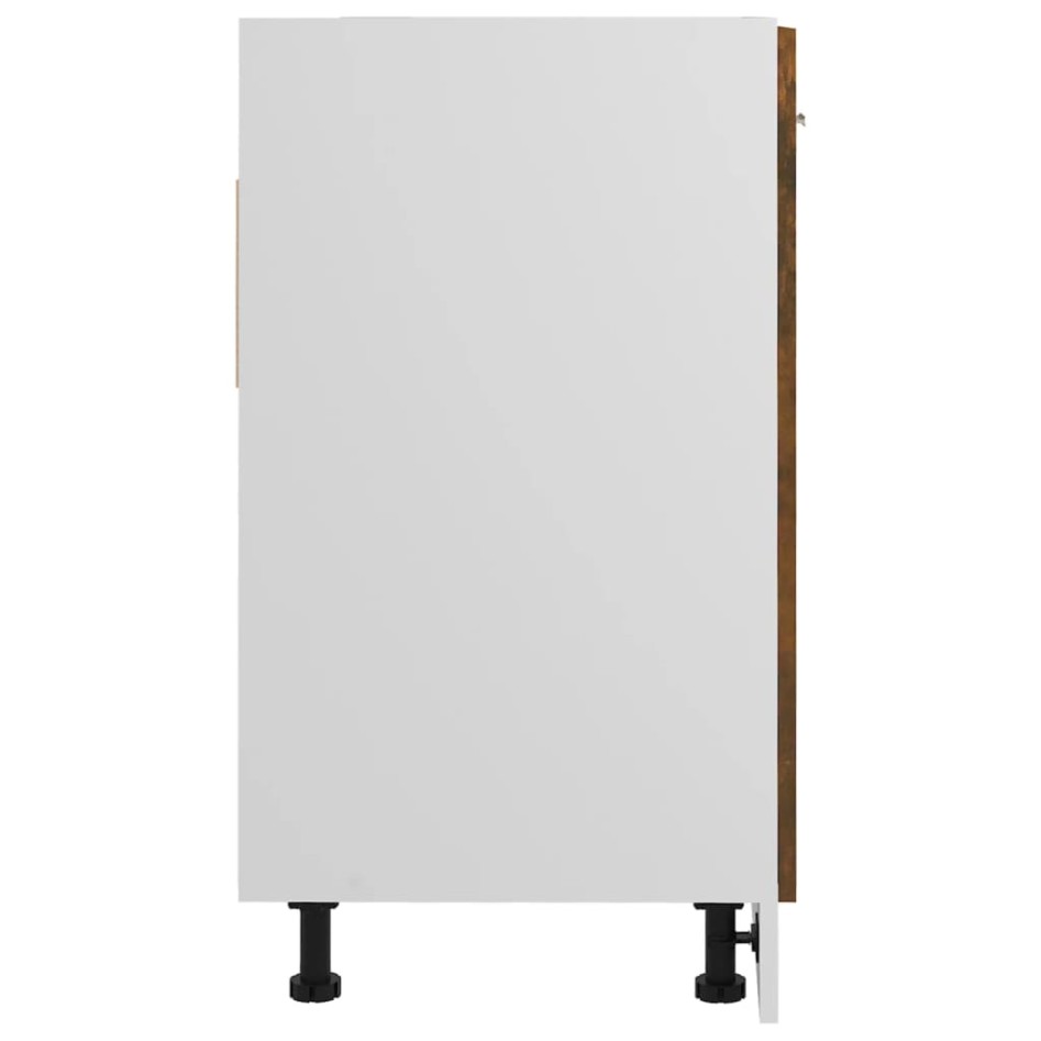 Armario bajo fregadero madera ingeniería roble 80x46x81,5