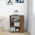 Armario ruedas madera contrachapada roble ahumado 60x35x75
