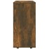 Armario ruedas madera contrachapada roble ahumado 60x35x75