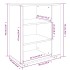 Armario ruedas madera contrachapada roble ahumado 60x35x75
