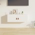 Armario de pared de madera maciza de pino blanco 80x30x30