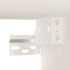 Armario de pared de madera maciza de pino blanco 80x30x30