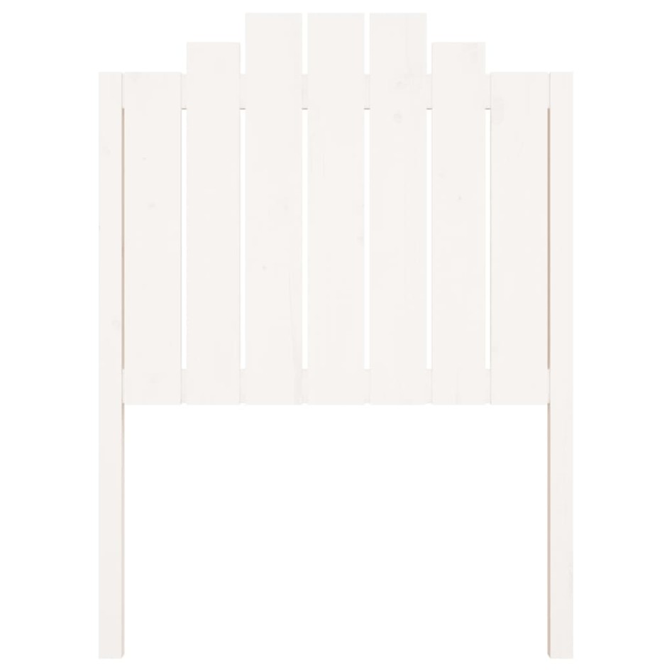 Cabecero de cama madera maciza de pino blanco 81x4x110