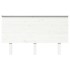 Cabecero de cama madera maciza de pino blanco 139x6x82,5