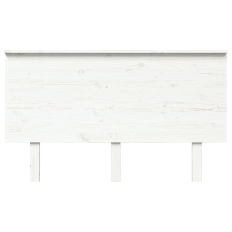 Cabecero de cama madera maciza de pino blanco 139x6x82,5
