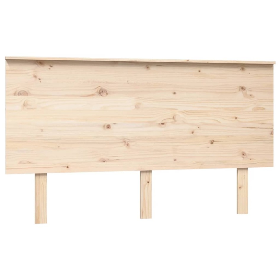 Cabecero de cama madera maciza de pino 144x6x82,5