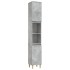 Armario de baño madera contrachapada gris hormigón 30x30x190