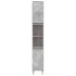 Armario de baño madera contrachapada gris hormigón 30x30x190