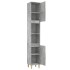 Armario de baño madera contrachapada gris hormigón 30x30x190