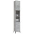 Armario de baño madera contrachapada gris hormigón 30x30x190