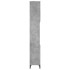 Armario de baño madera contrachapada gris hormigón 30x30x190