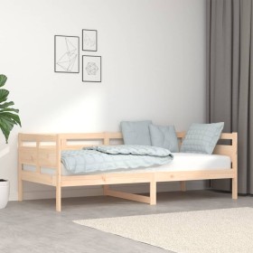 Sofá cama madera maciza de pino 90x190