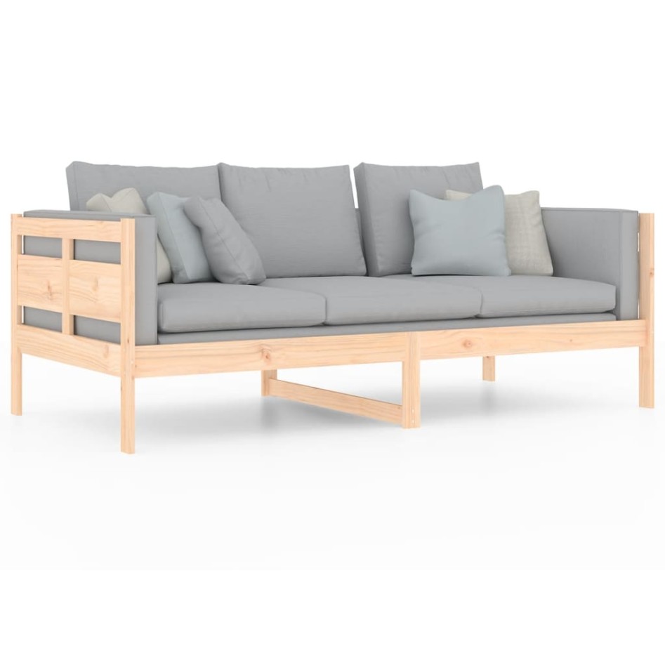 Sofá cama madera maciza de pino 90x190