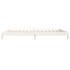 Cama apilable de madera pino maciza blanco 75x190