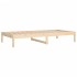 Sofá cama sin colchón madera maciza de pino 80x200