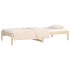 Sofá cama de madera maciza de pino 90x190