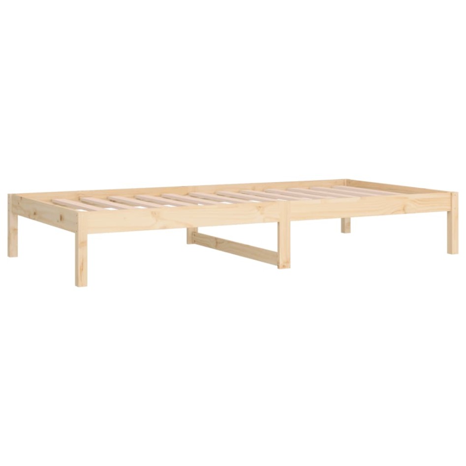 Sofá cama de madera maciza de pino 90x190
