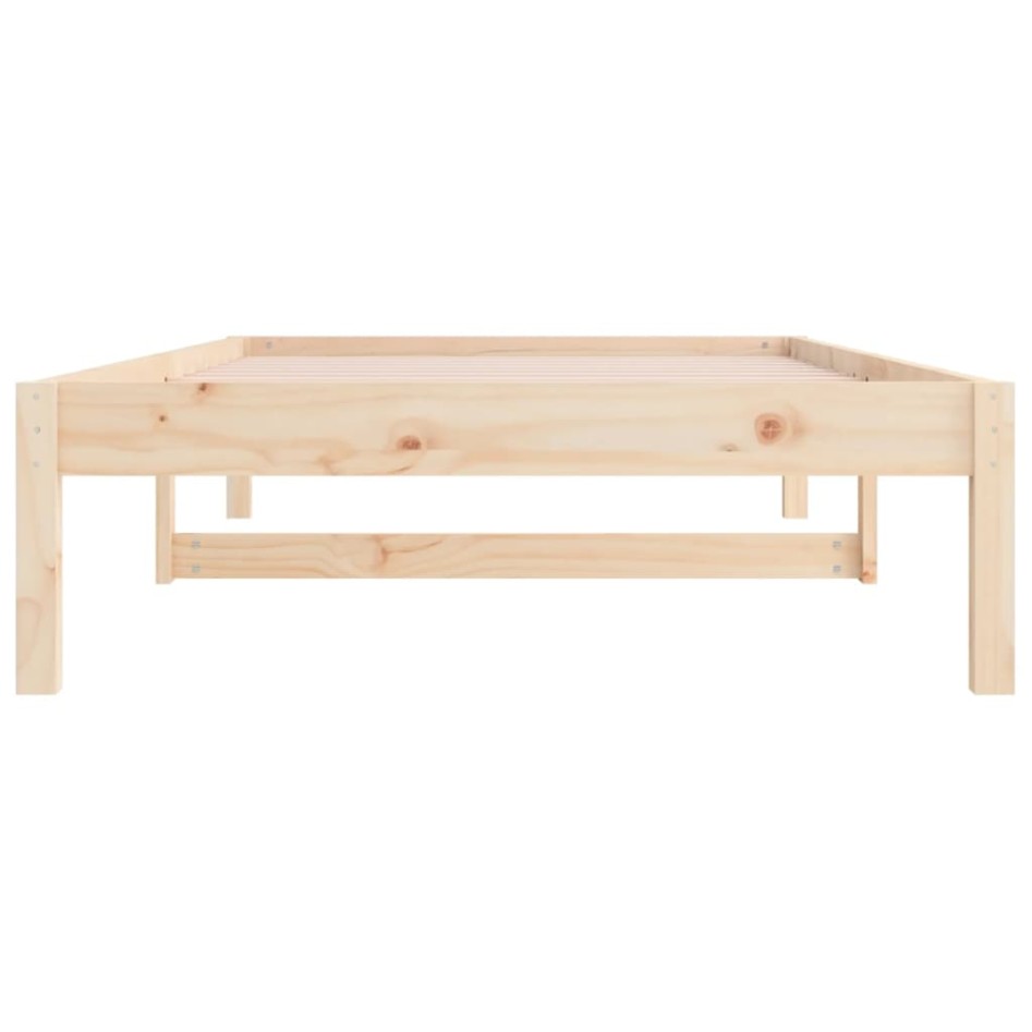 Sofá cama de madera maciza de pino 90x190