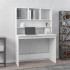 Escritorio estantes madera contrachapada blanco 102x45x148