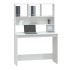 Escritorio estantes madera contrachapada blanco 102x45x148