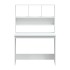 Escritorio estantes madera contrachapada blanco 102x45x148