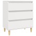 Aparador de madera contrachapada blanco 60x35x70
