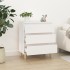 Aparador de madera contrachapada blanco 60x35x70