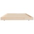 Estructura de cama sin colchón madera maciza de pino 100x200