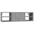 Estantería de pared madera contrachapada gris 102x30x29