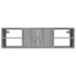 Estantería de pared madera contrachapada gris 102x30x29