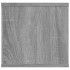 Estantería de pared madera contrachapada gris 102x30x29