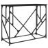 Mesa consola madera de ingeniería negra 100x40x80