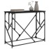 Mesa consola madera de ingeniería negra 100x40x80