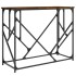 Mesa consola madera de ingeniería roble ahumado 100x40x80