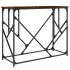 Mesa consola madera de ingeniería roble ahumado 100x40x80