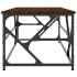 Mesa de centro madera contrachapada roble marrón 100x50x40