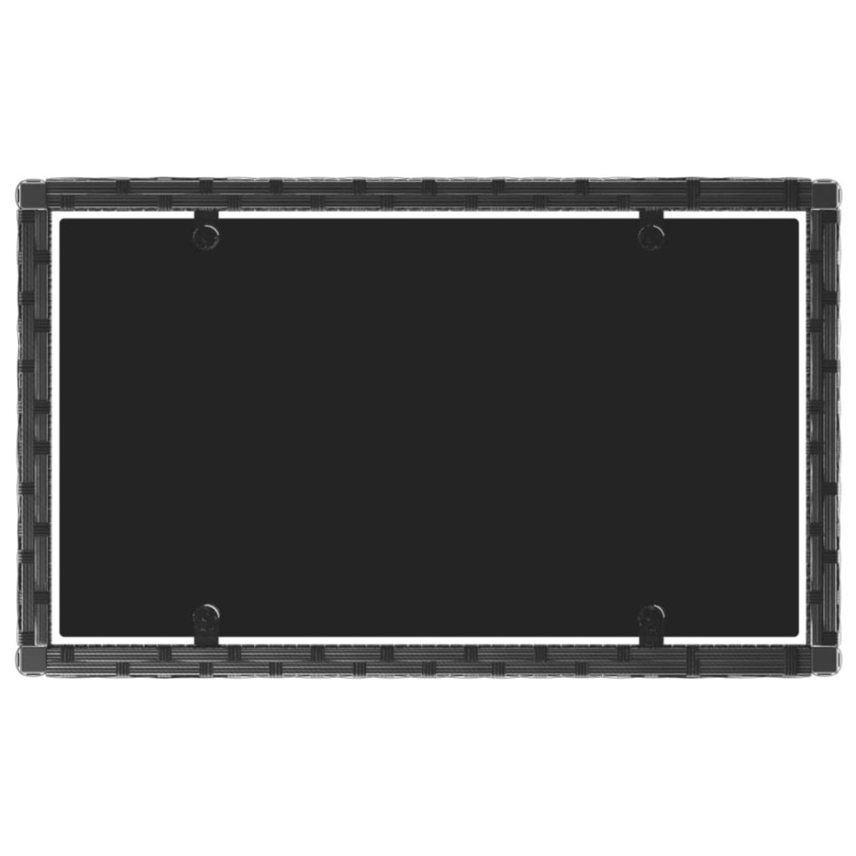 Juego de jardín con cojines 4 piezas ratán sintético