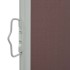 Toldo lateral retráctil de jardín marrón 120x300
