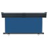 Toldo lateral de balcón azul 145x250