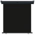 Toldo lateral de balcón negro 165x250