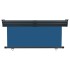 Toldo lateral de balcón azul 165x250