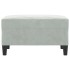 Reposapiés de terciopelo gris claro 70x55x41