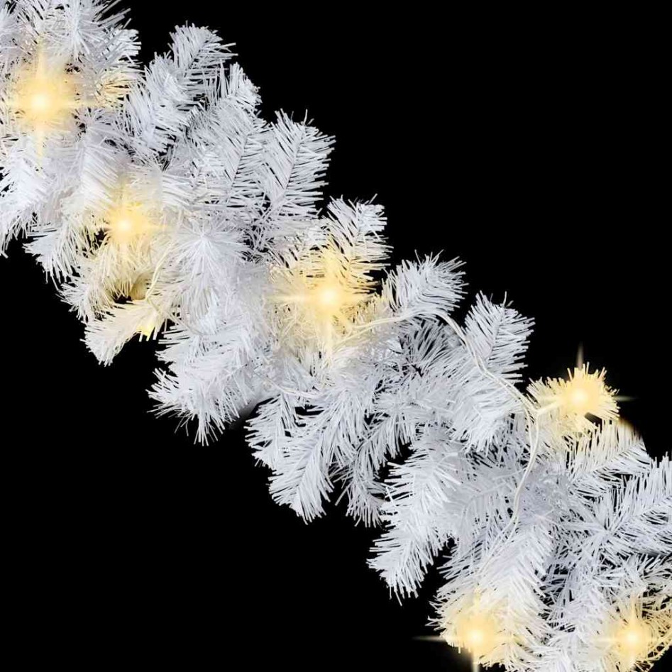 Guirnalda de Navidad con luces LED blanco 20